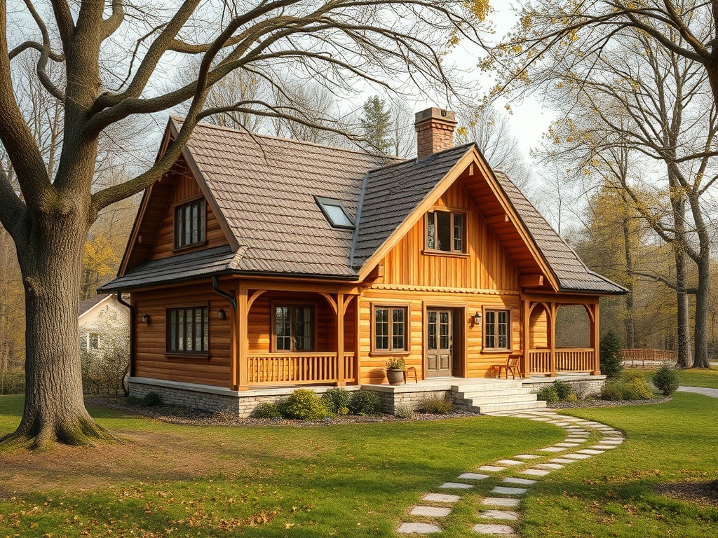 archipaq.ru | Визуализация проекта дома из клееного бруса: 3D-туры